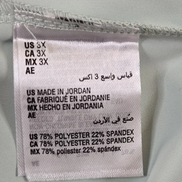 NWT Ideology Hoodie Mint Green 3X - Picture 9 of 13